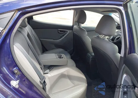 2012 Hyundai Elantra Limited from USA, damaged, VIN 5NPDH4AEXCH118544